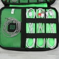 thumbnail image 4 of Bolsa de almacenamiento digital de nailon organizador de auriculares resistente al agua elástico para viajes a casa JShteea El nuevo, 4 of 9