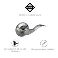 thumbnail image 5 of Design House Springdale Interior Universal Dummy Door Lever, Polished Chrome, 5 of 14