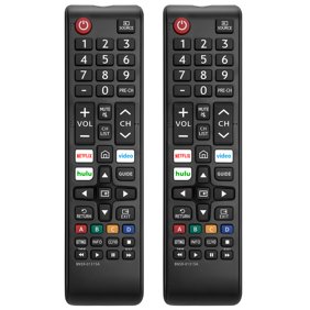 【 ؛ عبوة 2 & # x3011 ؛ جهاز تحكم عن بعد عالمي جديد لجميع أجهزة تلفزيون سامسونج عن بعد ، متوافق مع الاستبدال لجميع أجهزة تلفزيون سامسونج الذكية ، LED ، LCD ، HDTV ، 3D ، Series TV