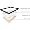 thumbnail image 2 of Haus and Hues Abstract Wall Art Neutral Wall Decor - Mid Century Art Modern Wall Prints Abstract Wall Decor Neutral Wall Art Modern Wall Art Abstract Art Wood Lines Art Print (Black Framed, 12x16), 2 of 6