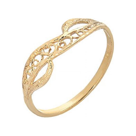 14 Karat Yellow Gold Filigree Ring