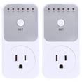 thumbnail image 1 of HLONK 2 Pcs Timing Socket Dusk to Dawn Sensor Plug Timer Outdoor for Lights Appliance Outlet Indoor, 1 of 6