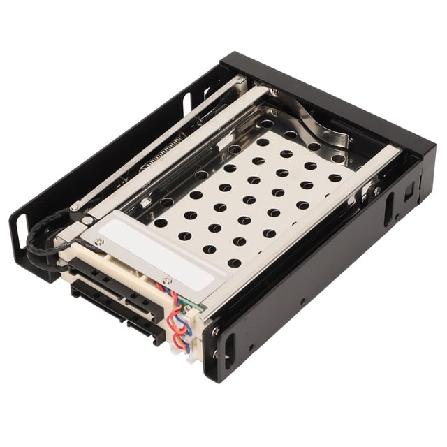 HDD Mounting Bracket, Internal Hard Drive Rack Strong Metal Hot Swap Maximum 6Gbps Trayless Design for 7 To 9.5mm