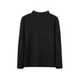 thumbnail image 3 of Jalioing Men's Long Sleeve Mock Neck Shirts Fall Casual Basic Slim Tops Vintage Fashion Solid Color T Shirt, 3 of 8
