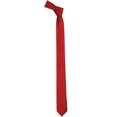 thumbnail image 3 of Skinny Red Ties by K. Alexander 2 Inch Solid Mens Neckties, 3 of 4