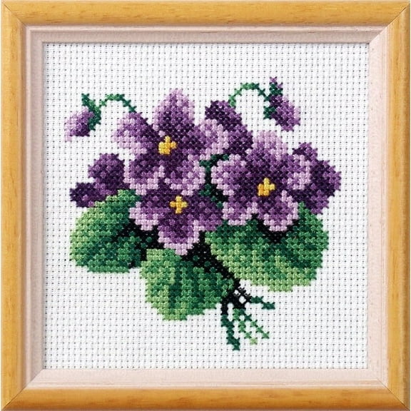 Cross stitch kit "Violets " 7518