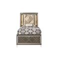 thumbnail image 6 of Acme Skylar Full Bed w/Storage & LED LED, Synthetic Leather & Dark Champagne, 6 of 6