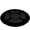 Black, variant on 100cm/40"Disc Saucer Tree Swing Fabric Replacement Cover