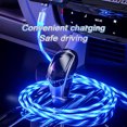 thumbnail image 2 of Magnetic Charging Cable Streamer Fast Charging Cable Lighting Micro USB Cable LED Magnet Charger Type-C Cable, 2 of 5