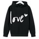 thumbnail image 4 of Sudadera con capucha y estampado de corazón de San Valentín, sudadera de manga larga para niños y niñas, chaqueta para niñas de talla mediana y grande., 4 of 7
