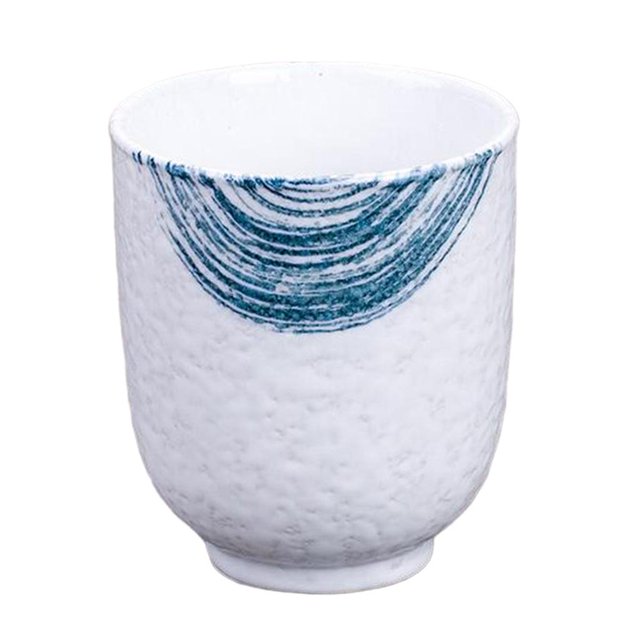 Taza de sake artesanal de 148 ml (5 oz) en cerámica, taza de té japonés para sake re