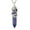Lapis Lazuli, variant on Real Natural Black Obsidian Necklace for Women 24" with Lobster Clasp - Healing Crystal Necklaces for Women with Flower Wrapped Black Obsidian Pendant Jewelry Mothers Day Christmas Gifts