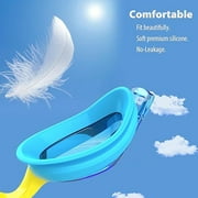 3 Pack Kids Goggles for Swimming, Anti-fog 100% UV Protection, for Kids Age 3-14