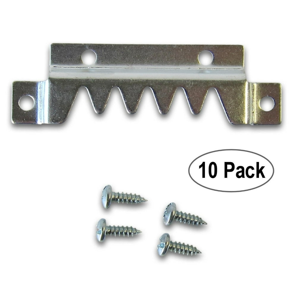 Sawtooth Picture Hangers for Staples or Screws 25/8" Inches Long