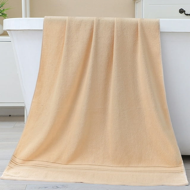 Fiudx Toalla de Baño Suave, Diseño Absorbente de Algodón de Lujo, Tamaño Extragrande (140 Cm X 70 Cm), Textura Esponjosa de Doble Cara, Ideal para Playa, Viajes, Ideal para Adultos, Lavable a Máquina