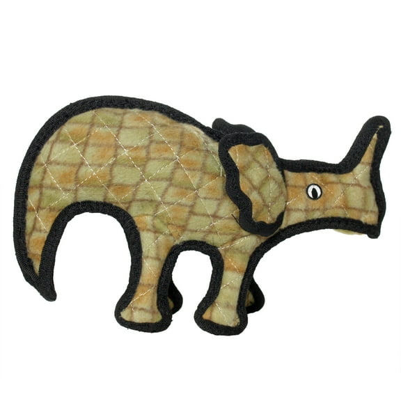 Tuffy Jr Dinosaur Moosasaurus Durable Plush Squeaky Dog Toy