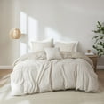 thumbnail image 5 of Dover 5 PC Organic Cotton Oversized Comforter Cover Set w/removable insert, 5 of 9