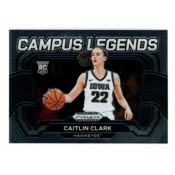 NCAA 2024 Panini Prizm Draft Picks Basketball Campus Legends Caitlin Clark #5 [Rookie]