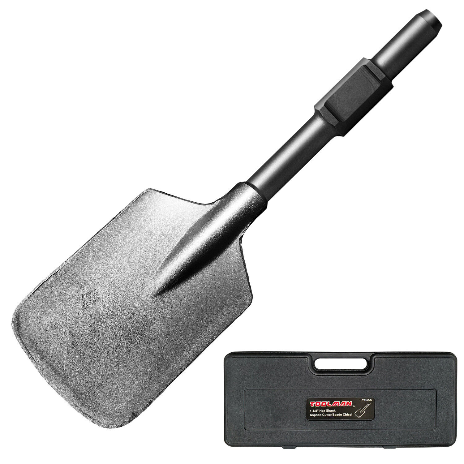 11/8" Hex Asphalt Scoop Shovel Head Attachment Spade Bit For Jack Hammers HD