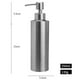 thumbnail image 2 of Dispensador de a mano Kearding Acero Inoxidable Plateado 250 ml 350 ml, 2 of 6