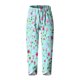 thumbnail image 3 of Pantalones de Mujer Traje Verano Cómodo de Moda Impreso Pantalones Recortados, Pantalones Elásticos Casuales, 3 of 5