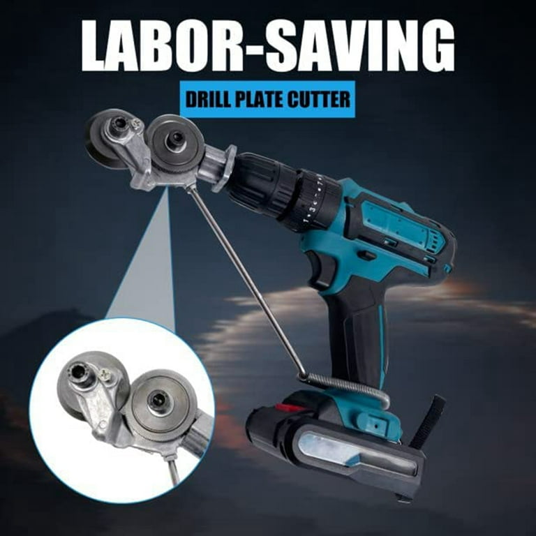 New Electric Drill Plate Cutter,diy Metal Nibbler Drill Attachment