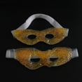 thumbnail image 2 of MERIGLARE 2Pcs Soft Gel Ice Eye Mask Hot Cold Compress Pack Ice Eye Mask Gold, 2 of 9