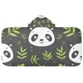thumbnail image 2 of Cute Cartoon Pandas Kids Hooded Beach Towel Baby Bath Poncho Towels with Hood Absorbent 50"x23.5" for Pool Swimming, 2 of 7