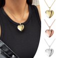 thumbnail image 2 of Love Heart Necklace Photo Box Locket Pendant Photo Frame Lovers Friend Couple., 2 of 8