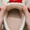 thumbnail image 7 of FUZHIQ Women's Cherry Slippers Soft-Lightweight House Slipper Bedroom Furry -On Home Shoes for Indoor Outdoor Wear, 7 of 7