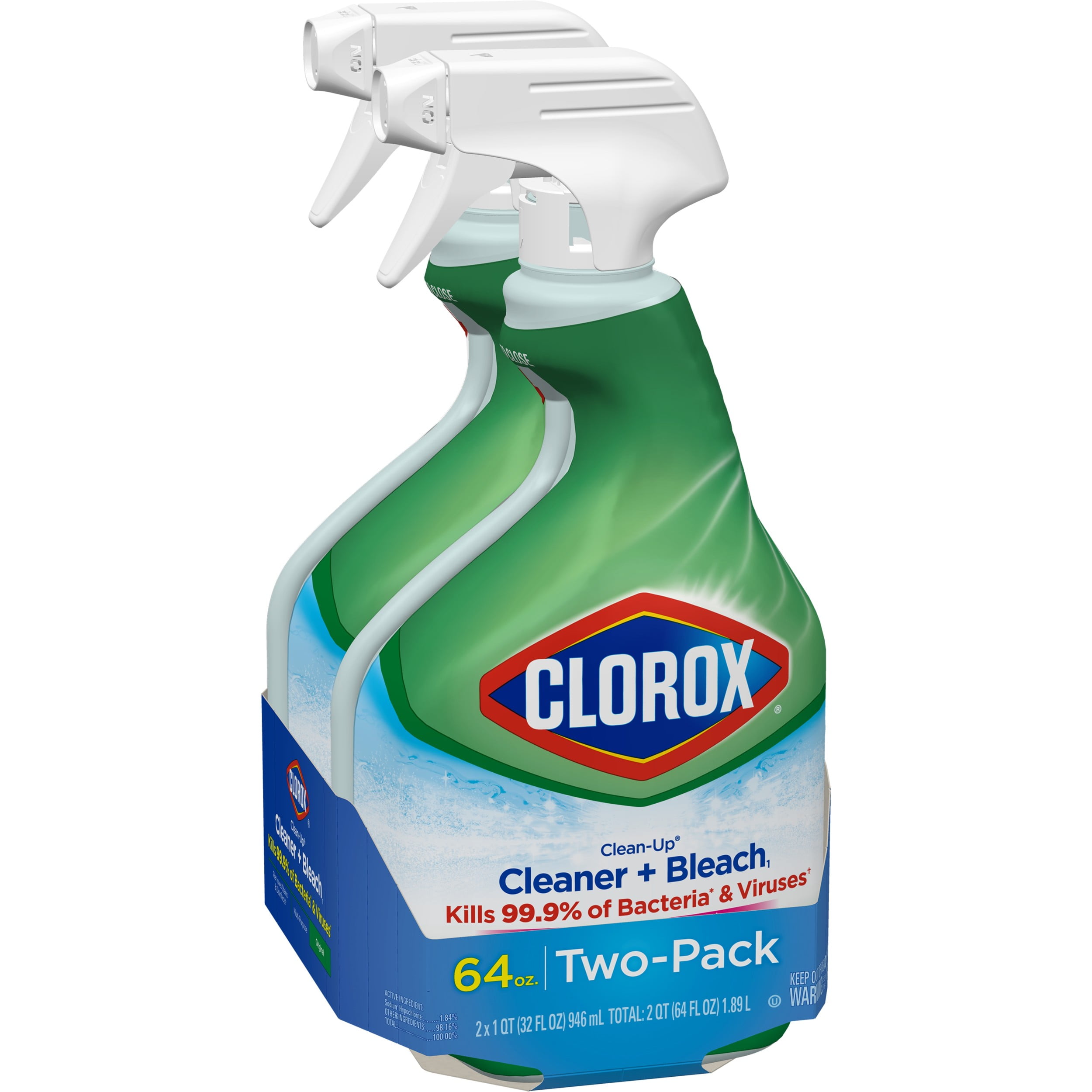 Clorox Clean-Up Cleaner + Bleach1 Value Pack, 32 Fl Oz Each, Pack of 3