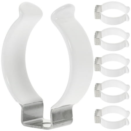 

Xing 6pcs T12 U Clips Holder Brackets Practical LED Tube Replacement Mounting Buckles