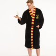 thumbnail image 3 of Peignoir Noir Officiel pour Hommes Harry Potter Blason de Poudlard Adulte, 3 of 7