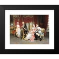 thumbnail image 2 of Arturo Ricci 18x14 Black Modern Framed Museum Art Print Titled - Afternoon Tea, 2 of 5