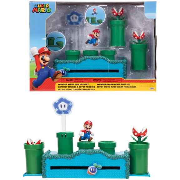Super Mario - 2.5" Wonder Warp Pipe playset