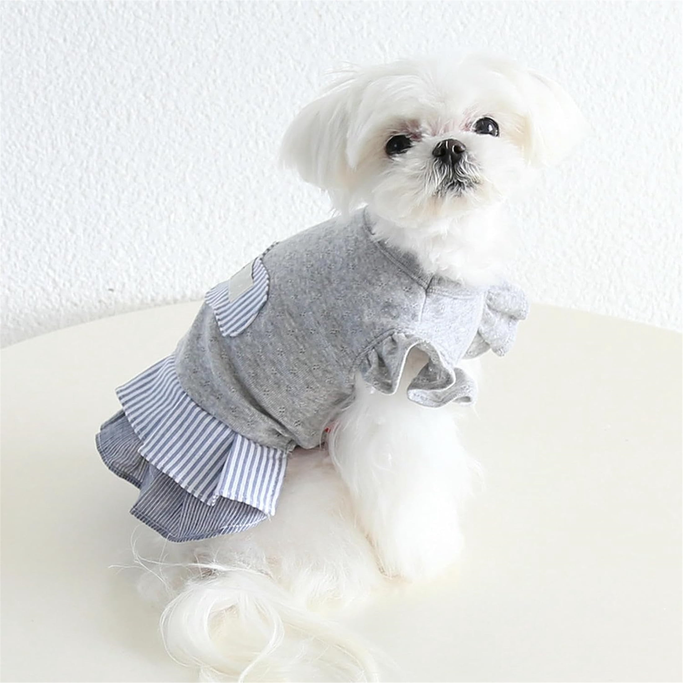 HQREA Dog Cat Dresses for Small Medium Dogs Girl Vest Shirt Skirt Pet Sport T-Shirts Dress Puppy Summer Clothes