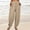Beige, variant on Zanvin Fall Clothes for Women s! Fashion Women Summer Casual Loose Cotton and Linen Pocket Solid Trousers Pants Sky Blue M