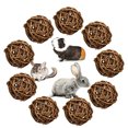 thumbnail image 2 of VONKY 9piece Natural Willow Branch Ball Fun Toy For Small Animals And Birds Wide Applications Fun Toys, 2 of 6