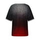 thumbnail image 4 of Camiseta de Manga Corta con Cuello en V de Primavera en Verano, 2025 Suelto Cómodo Poliéster Superior, 4 of 8