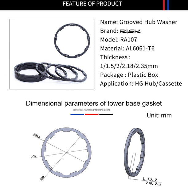 Arandelas De Cubo De Bicicleta Likrtyny Accesorios para bicicletas