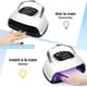 thumbnail image 5 of RV Lámpara de uñas de gel, lámpara de uñas de gel de 220 W con mango, 4 temporizadores, pantalla LCD HD, base extraíble, máquina de arte de uñas LED para todos los geles, secadores de uñas y lámparas Sailing Electrónica, 5 of 5