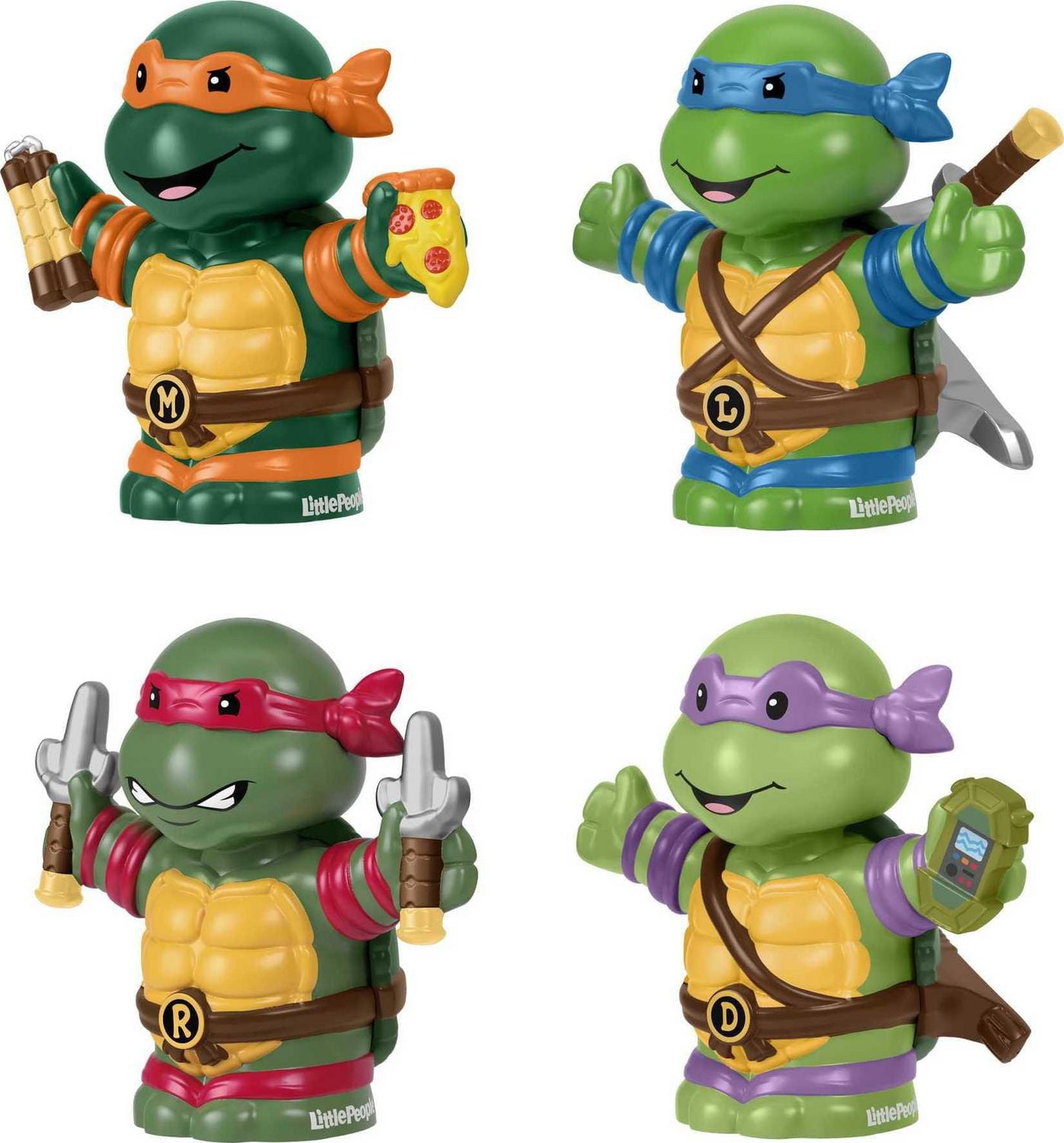 Little People Collector Teenage Mutant Ninja Turtles Special Edition Set, 4 Figures