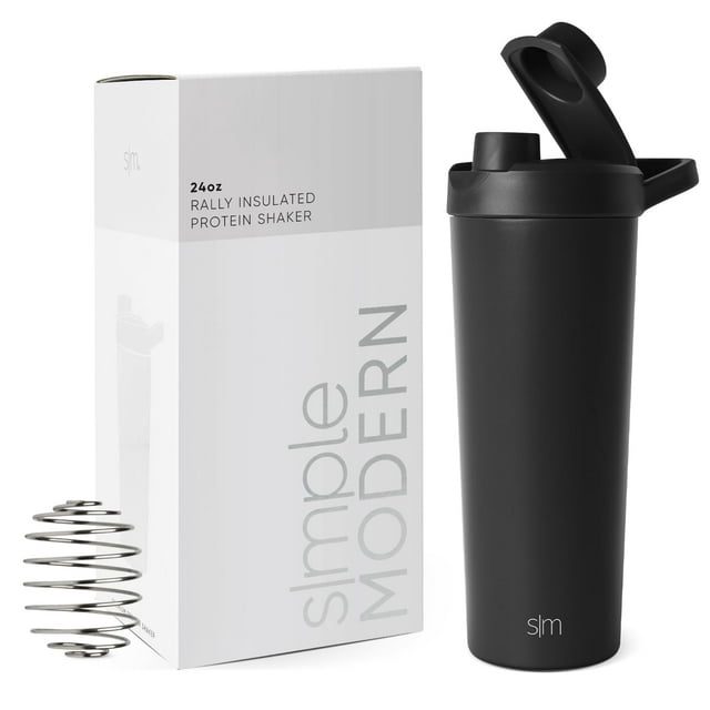 Botella mezcladora Simple Modern Rally Collection, 700 ml, Midnight