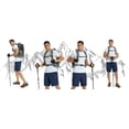 thumbnail image 6 of Tyhengta Men's Hiking Cargo Shorts Lightweight Outdoor Work Shorts for Men Travel Golf Camping Casual with 3 Zipper Pockets Navy blue XL, 6 of 9
