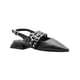 thumbnail image 1 of Balerina Flat Salamandra Estoperol Formal Broche Color Negro negro 24, 1 of 7