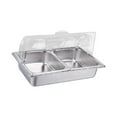 thumbnail image 1 of Buffet Chafer Set Chafing Buffet Chafer Set fiestas bandeja de comida de acero inoxidable eventos fiesta Catering comedor frotamiento plato 2 ranuras, 1 of 9