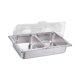 thumbnail image 1 of Buffet Chafer Set Chafing Buffet Chafer Set fiestas bandeja de comida de acero inoxidable eventos fiesta Catering comedor frotamiento plato 2 ranuras, 1 of 9