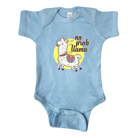 

Inktastic No Prob Llama Gift Baby Boy or Baby Girl Bodysuit