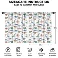 thumbnail image 2 of Blackout Kids Curtains,White Dinosaurs Skeletons Pattern Childrens Insulated Curtains Set Of 2,Bedroom Essentials,Toddler Room Decor 42"x54", 2 of 5