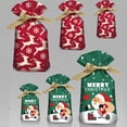 thumbnail image 2 of 5/10pcs New Year 2022 Candy Bag Santa Gift Bag Snowflake Crisp Drawstring Bag Merry Christmas Decorations for Home Noel Present, 2 of 5